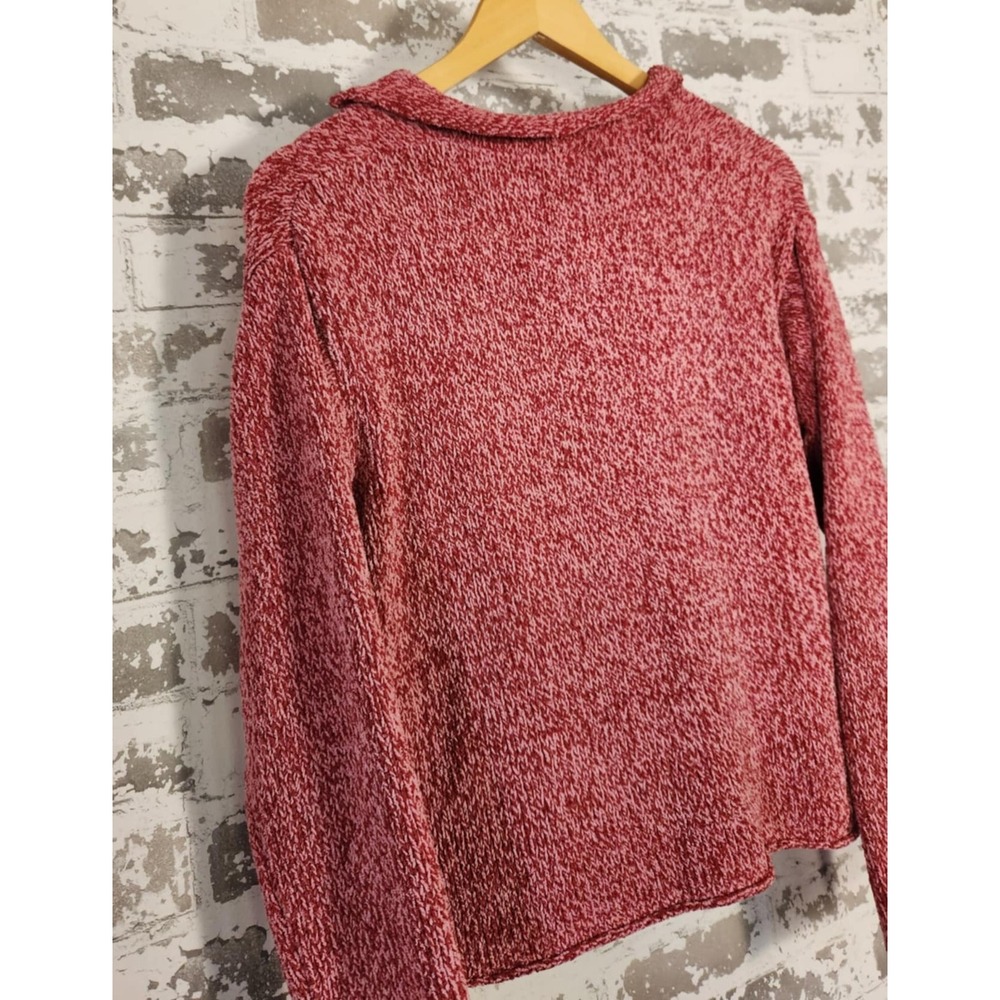 J. Jill Marled Knit V-Neck Sweater Hong Kong Made Soft Blend Cozy Fall Style XS - Picture 9 of 16
